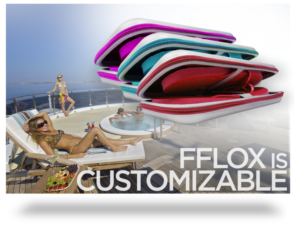 fflox customizable shoe case yacht